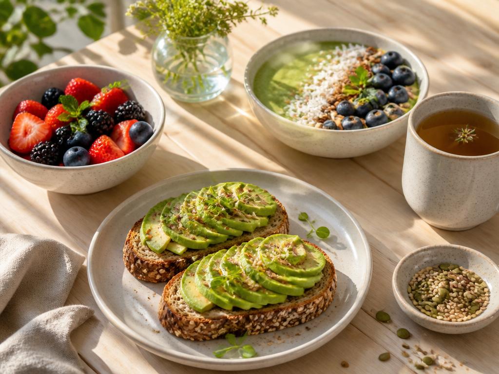 Sección de desayunos